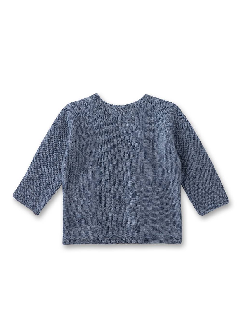 Sanetta Baby-Strickjacke Blau aus Wolle Limitierter Zeitrabatt