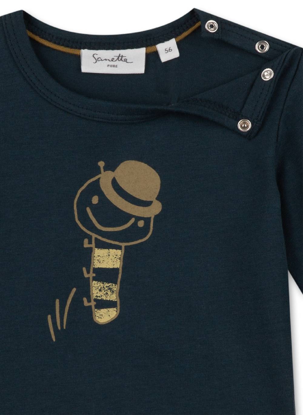 Sanetta Jungen-Langarmshirt Dunkelblau Exklusivangebot