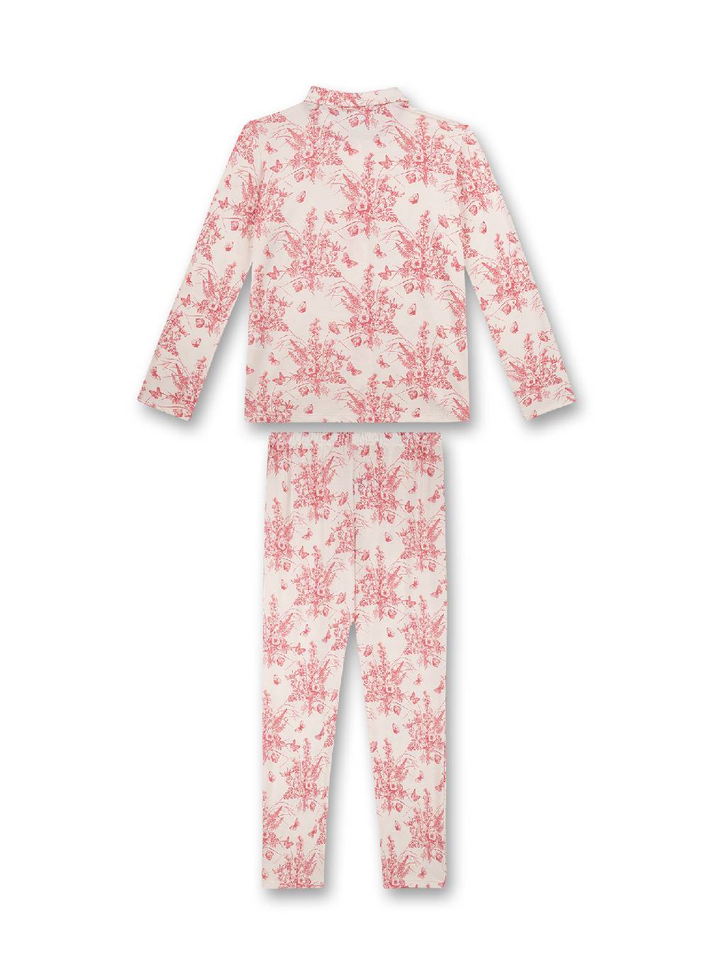 Sanetta Mädchen-Pyjama Off-White Osterangebot