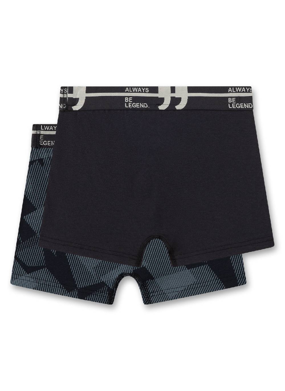 Sanetta Jungen-Hipshorts (Doppelpack) Dunkelgrau Sonderangebote