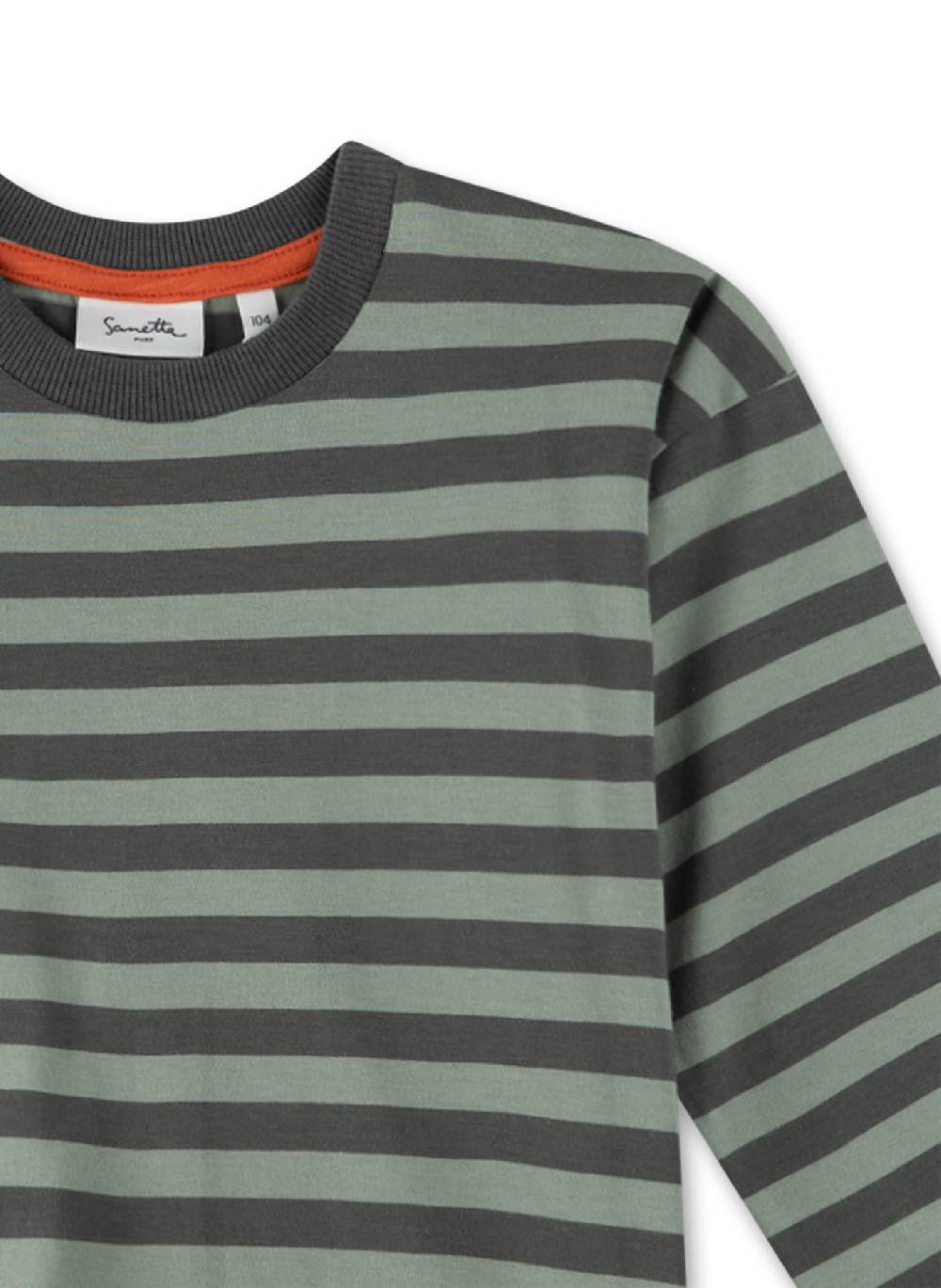 Sanetta Jungen-Langarmshirt Grün Bis zu 65% Rabatt