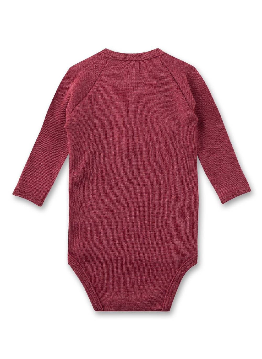 Sanetta Wickelbody langarm Pink aus Wolle & Seide Begrenztes Angebot