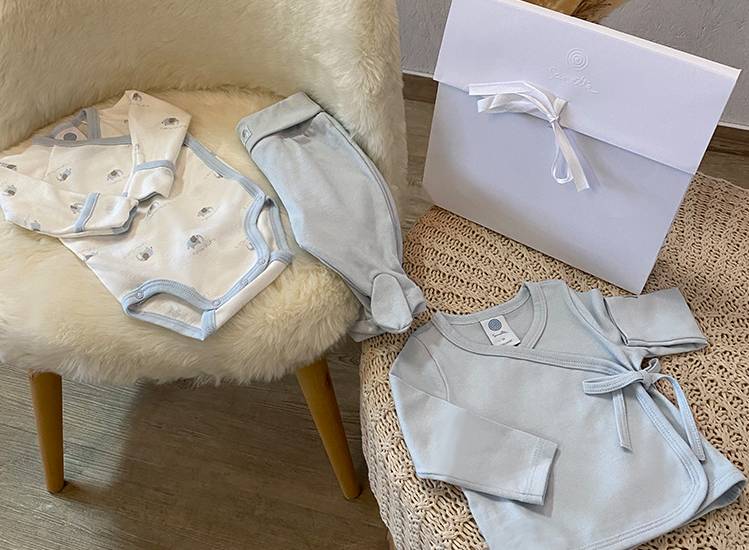 Sanetta Erstausstattung Mini-Set Hellblau Jubiläumsangebot