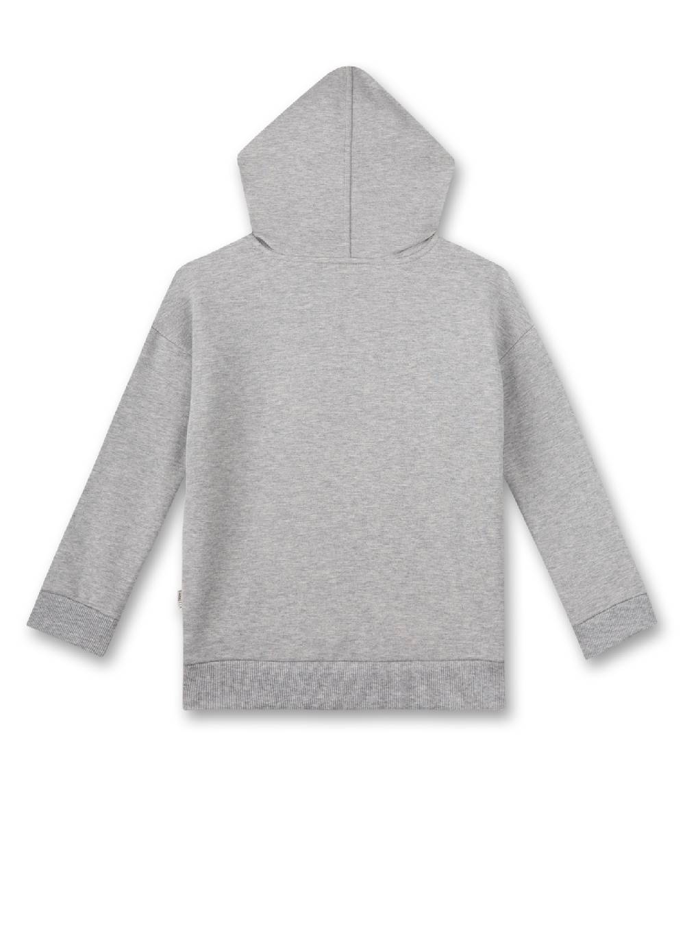 Sanetta Jungen-Sweatshirt Graumelange mit Kapuze Riesige Ersparnisse