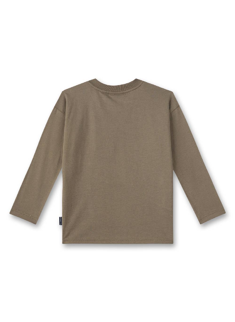 Sanetta Jungen-Langarmshirt Khaki Neueste Stile
