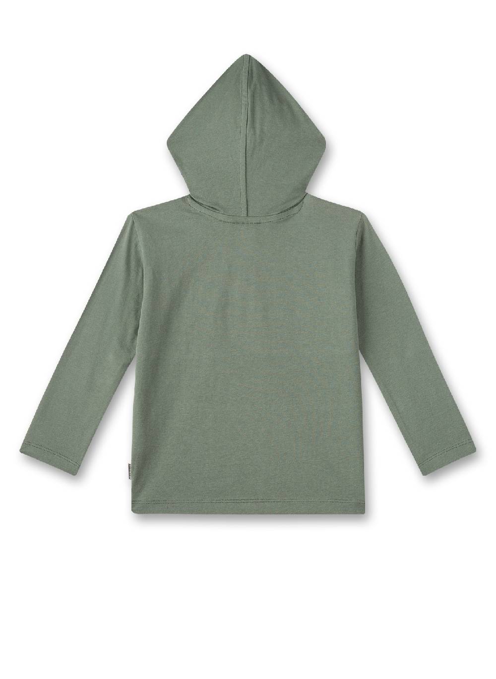 Sanetta Jungen-Langarmshirt mit Kapuze Grün Speichern exportieren