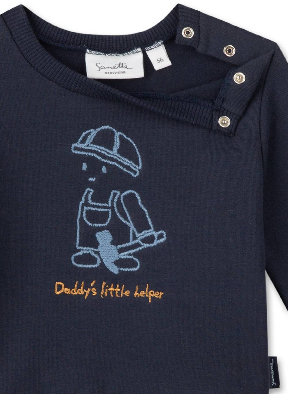 Sanetta Jungen-Sweatshirt Dunkelblau Outlet