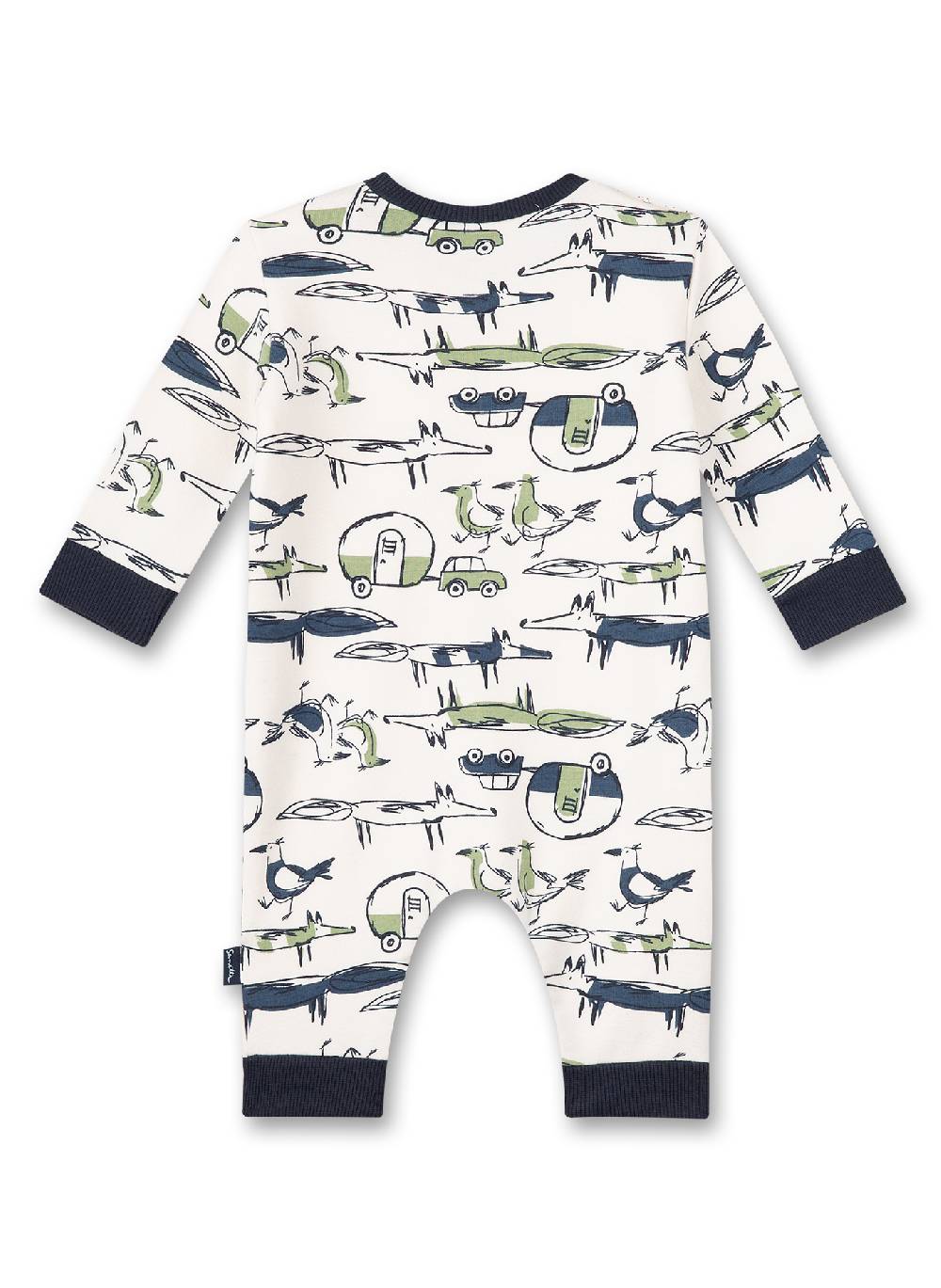 Sanetta Jungen-Sweatoverall Off-White Preisnachlass