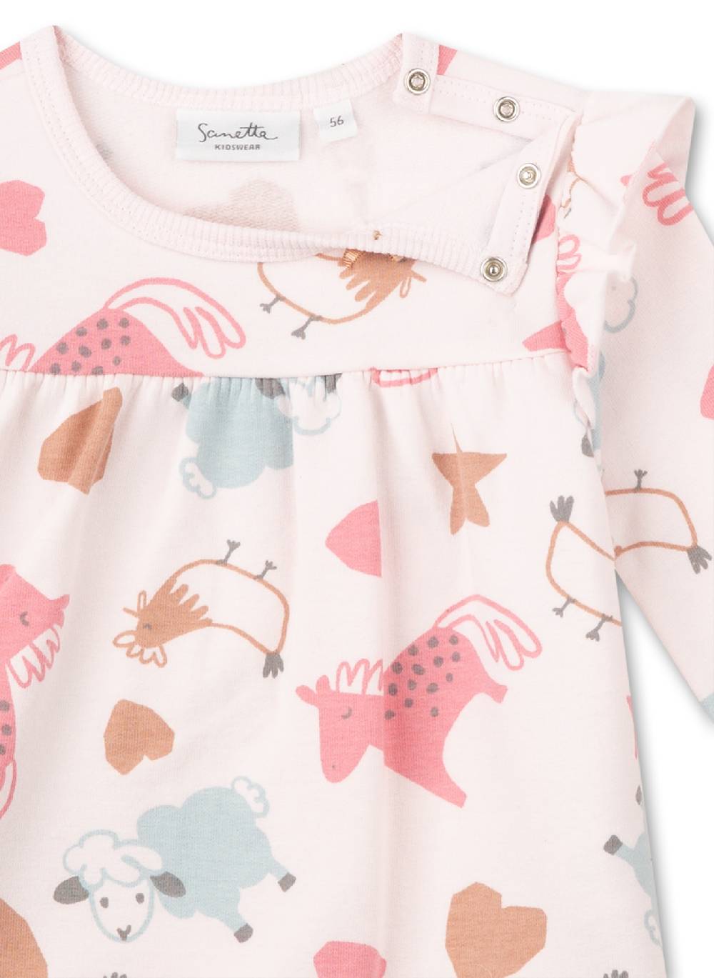 Sanetta Mädchen-Kleid Rosa Saisonschlussverkauf