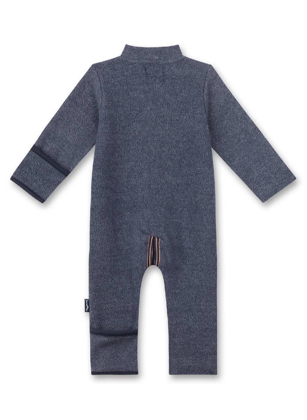 Sanetta Unisex-Fleeceoverall Blau aus recyceltem Polyester Exklusive Angebote