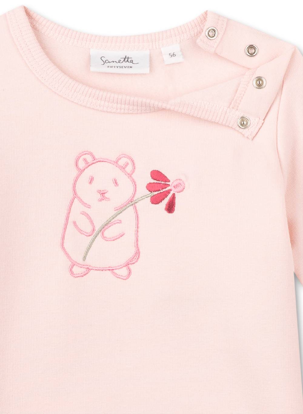 Sanetta Mädchen-Shirt langarm Rosa Große Rabatte