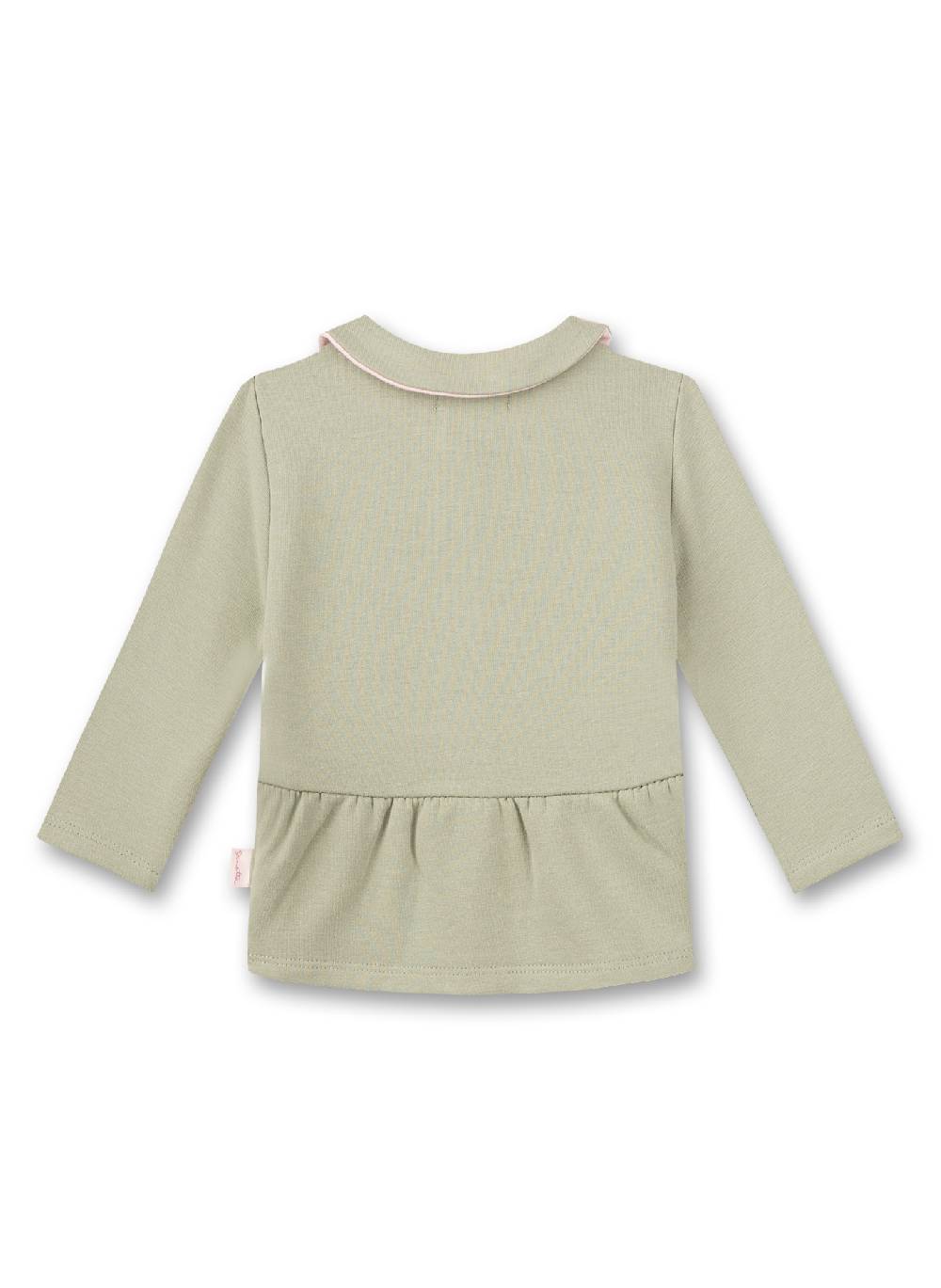 Sanetta Mädchen-Sweatjacke Grün mit Kragen Neuheiten