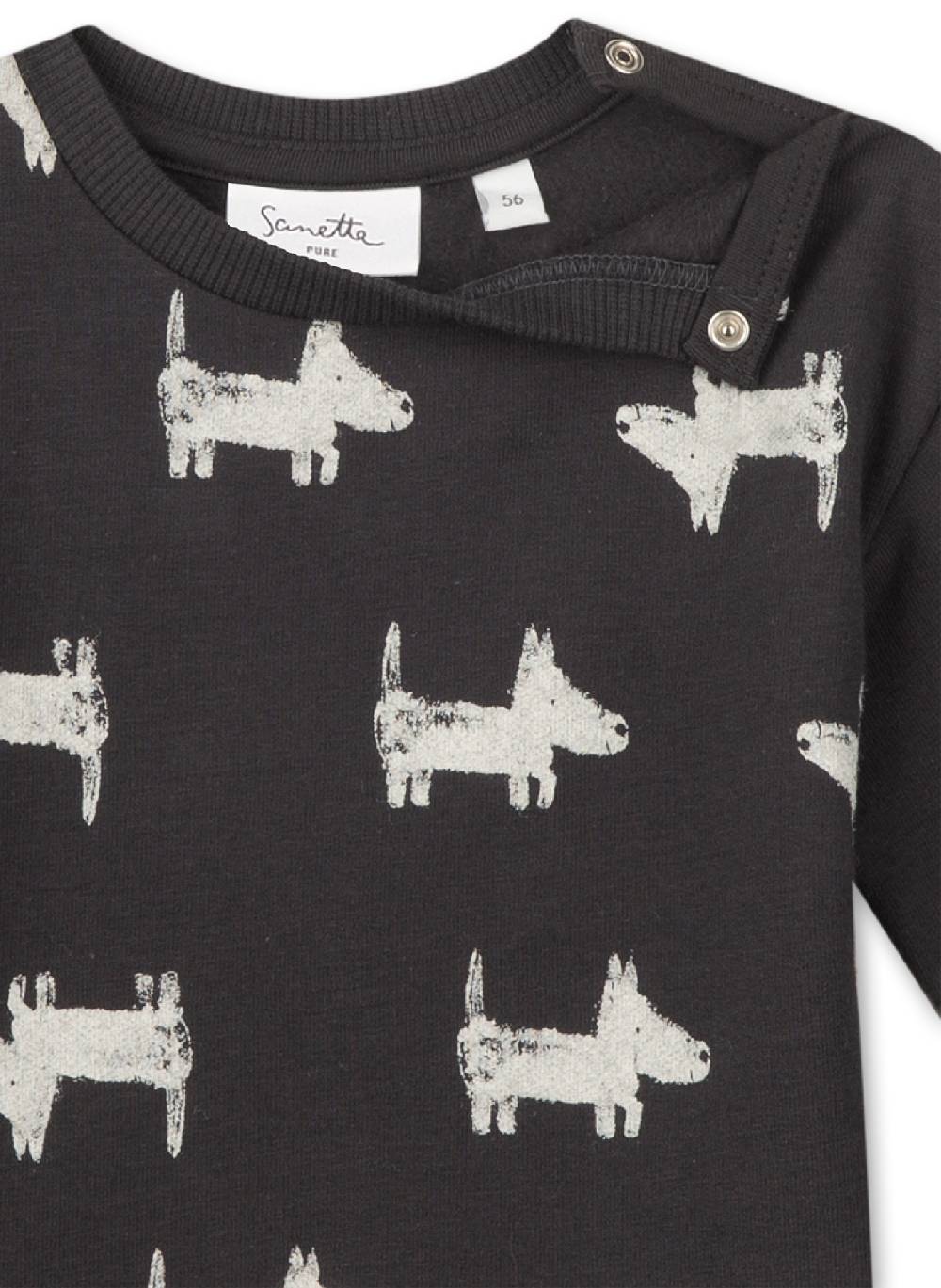 Sanetta Jungen-Sweatshirt Dunkelgrau Super Sparpreis