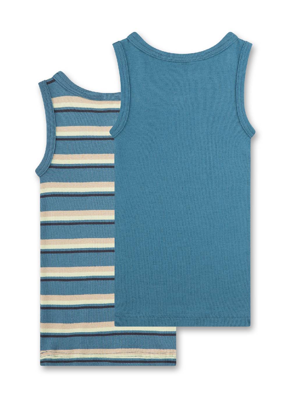 Sanetta Jungen-Unterhemd (Doppelpack) Blau Bis zu 60% Rabatt