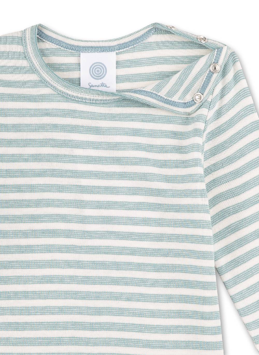 Sanetta Baby-Body langarm Blau Bis zu 65% Rabatt