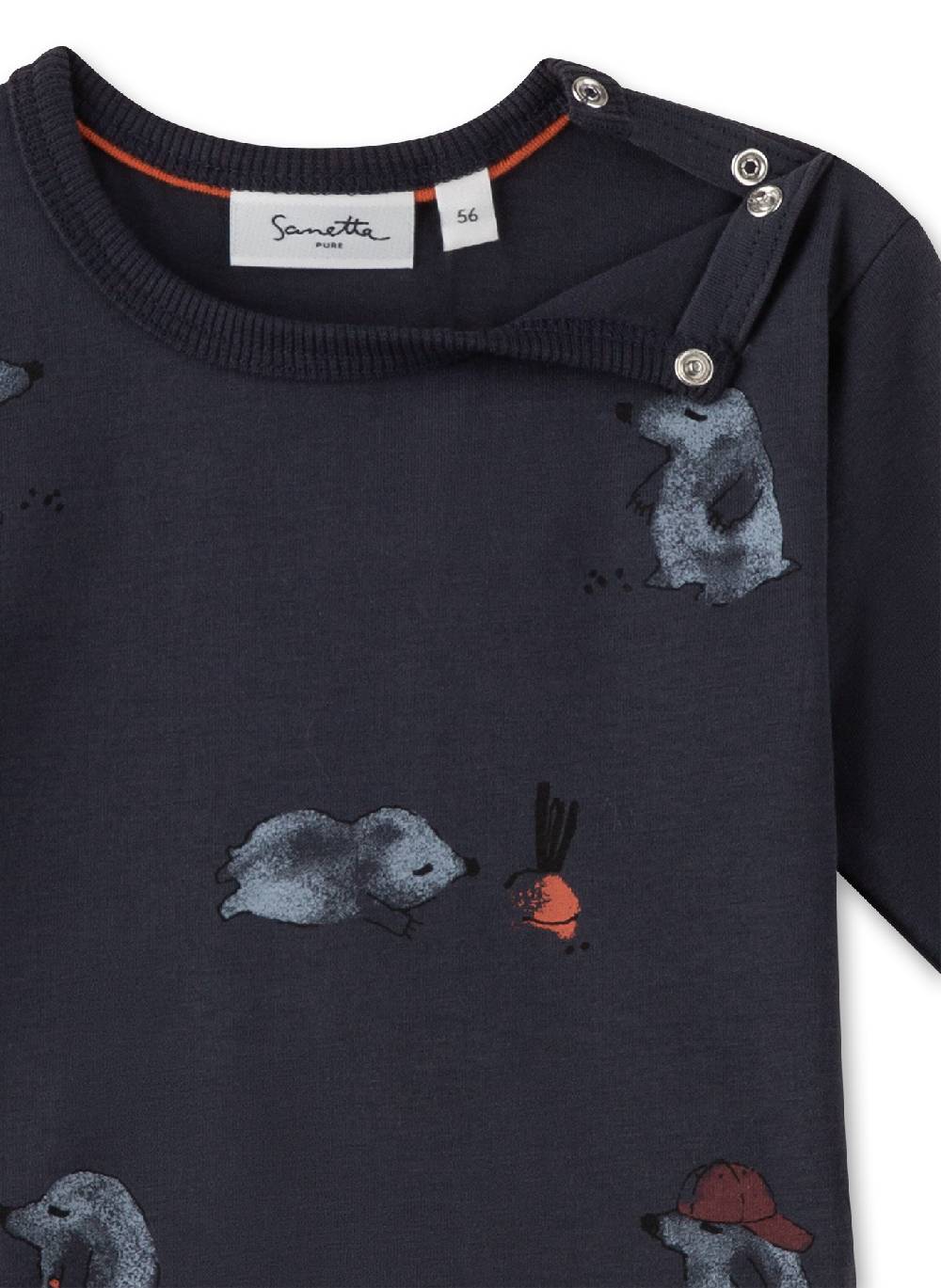 Sanetta Jungen-Langarmshirt Blau Bis zu 55% Rabatt
