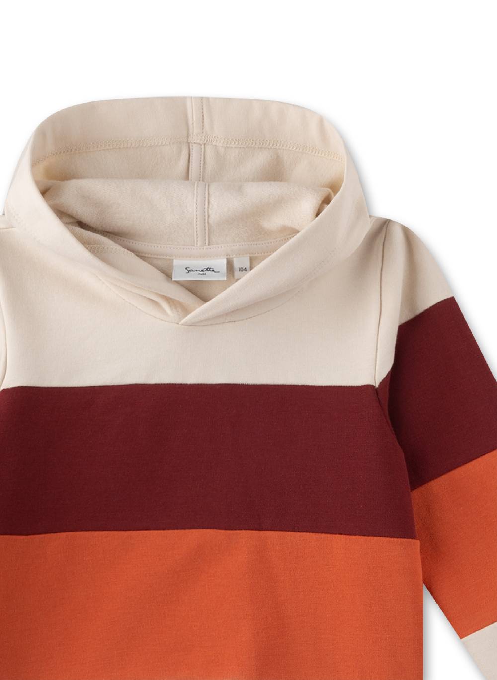 Sanetta Jungen-Sweatshirt Beige mit Kapuze Nur noch ein Tag übrig