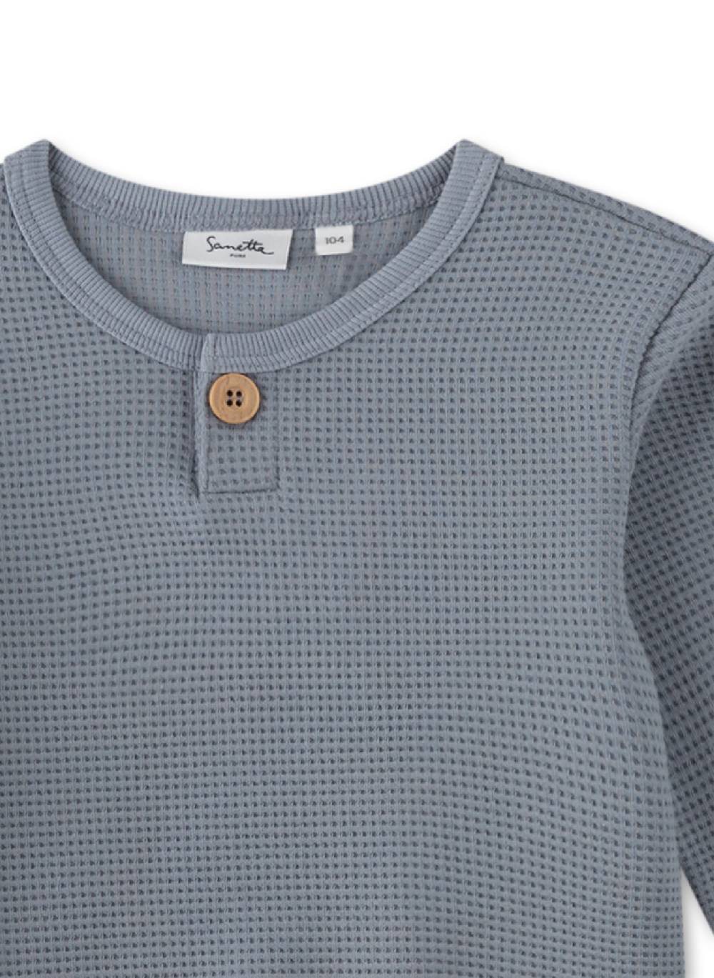 Sanetta Jungen-Langarmshirt Grau 50% Rabatt mit kostenlosem Versand