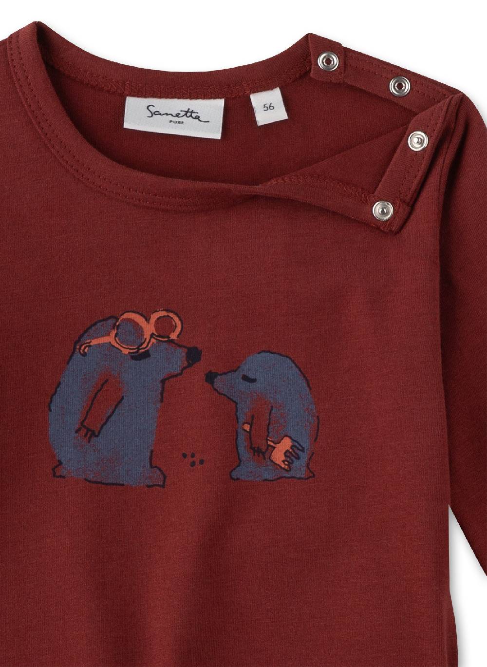 Sanetta Jungen-Langarmshirt Rot Hotsell
