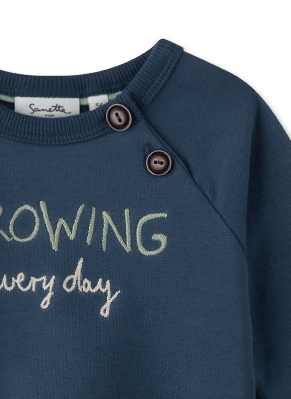 Sanetta Jungen-Sweatshirt Blau Fabrikverkauf
