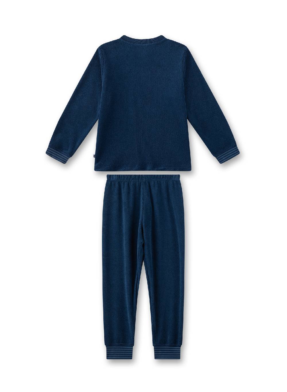 Sanetta Jungen-Schlafanzug Blau aus Frottee Fabrik Onlineshop