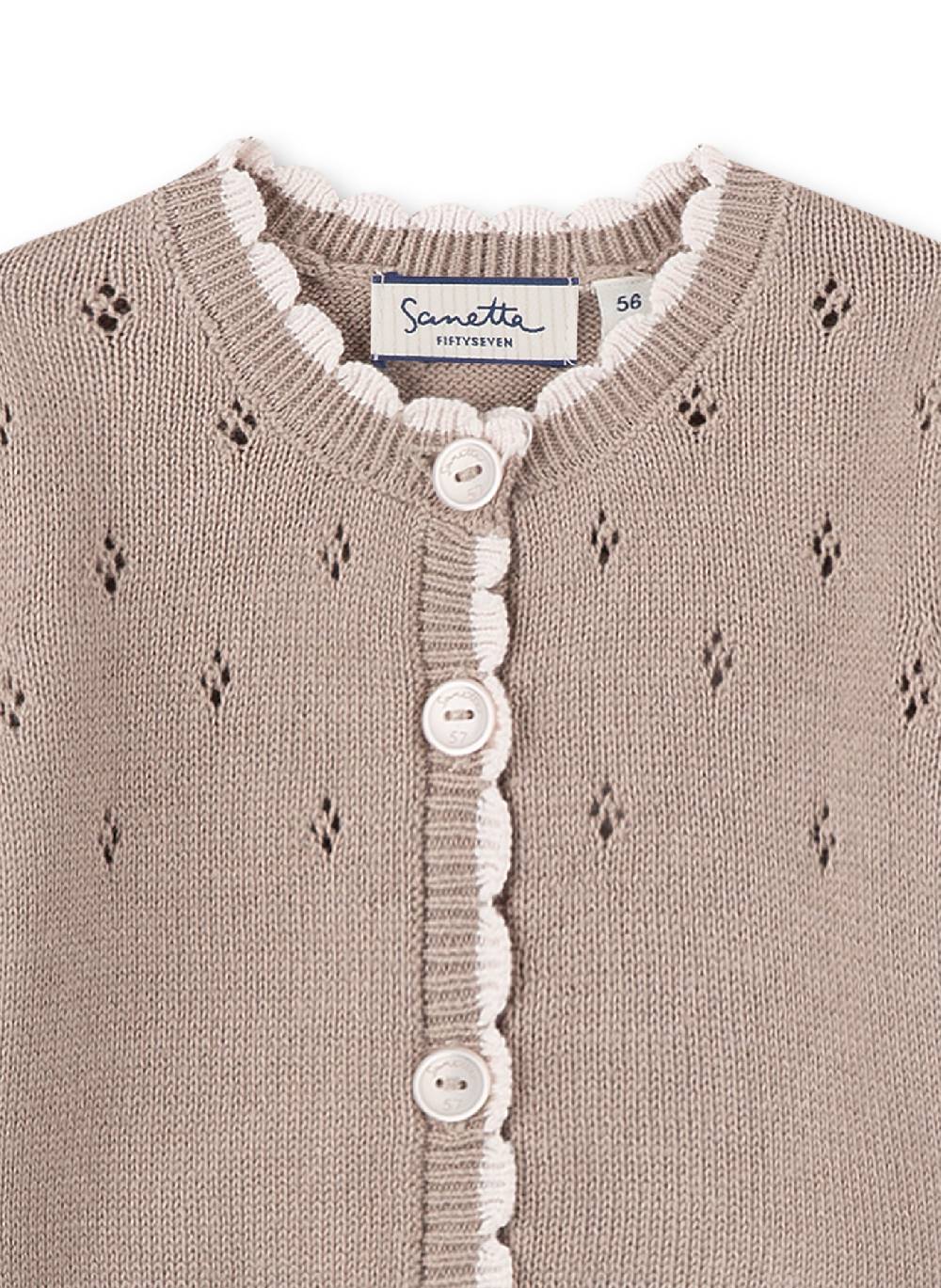 Sanetta Mädchen-Cardigan Braun Lovely Teddy Exklusivangebot