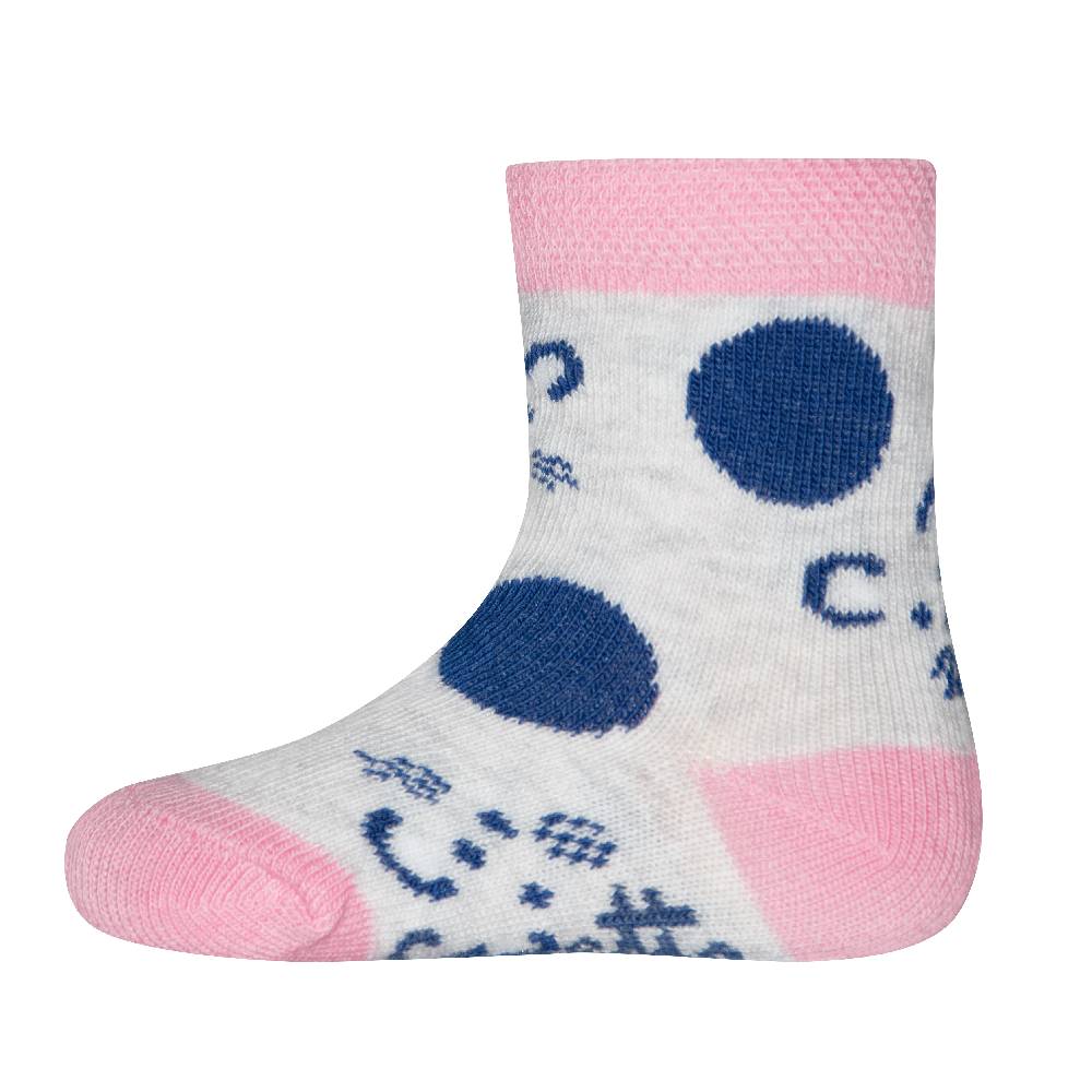 Sanetta Mädchen-Socken (Doppelpack) Graumelange und Pink Black Friday