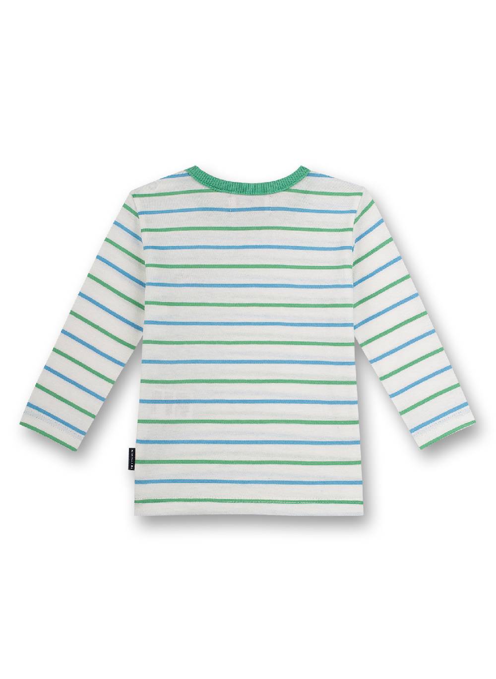 Sanetta Jungen-Shirt langarm Off-White Ringel Little Whale Muttertagsangebot