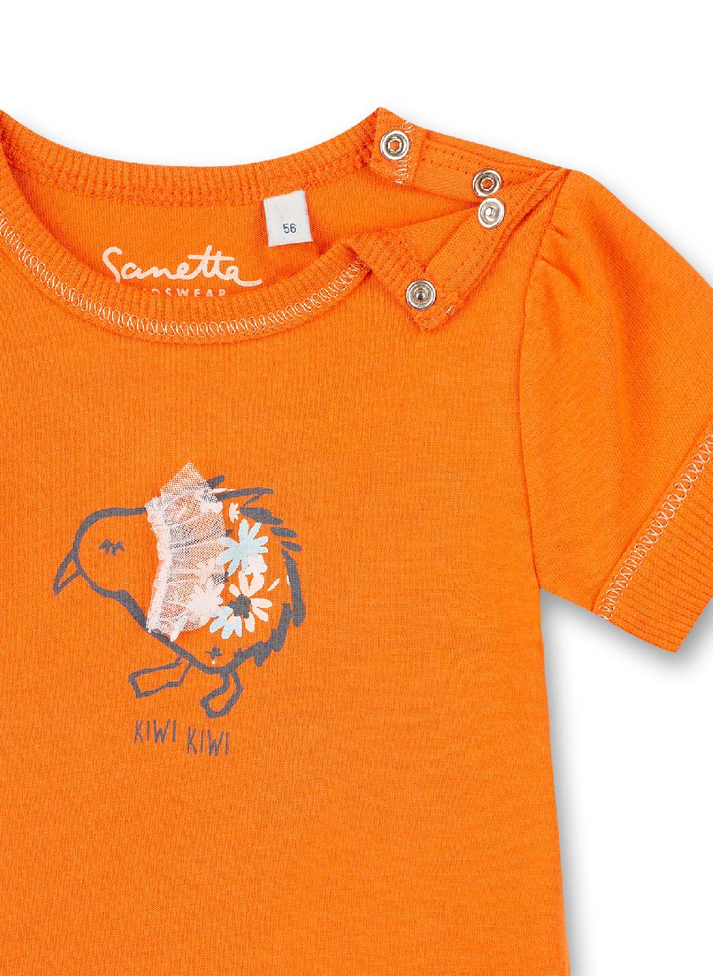 Sanetta Mädchen T-Shirt Orange Kangaroo Online Outlet