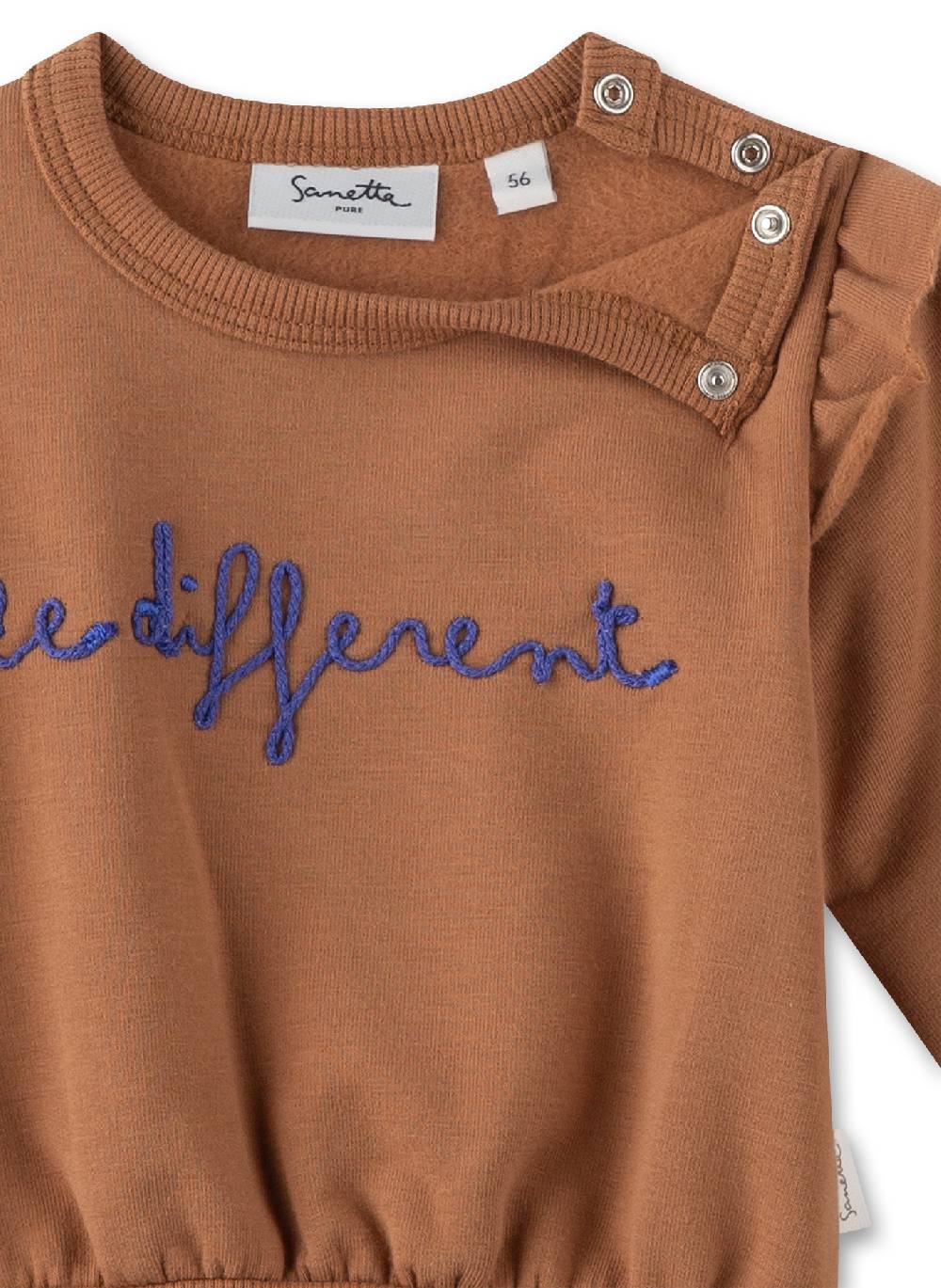 Sanetta Mädchen-Sweatshirt Braun Sonderangebot der Fabrik