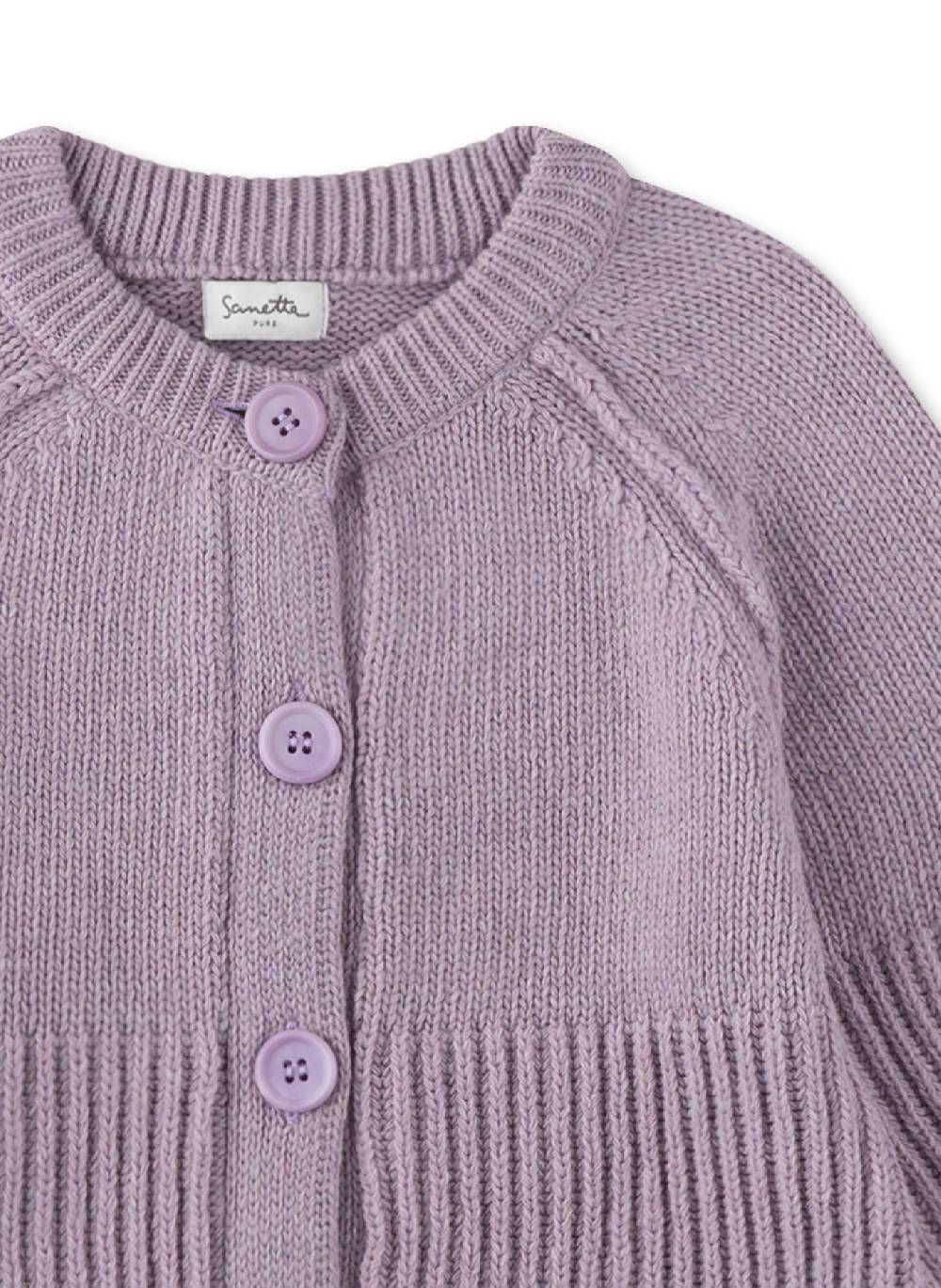 Sanetta Strickjacke Lila Kostenloser Versand international
