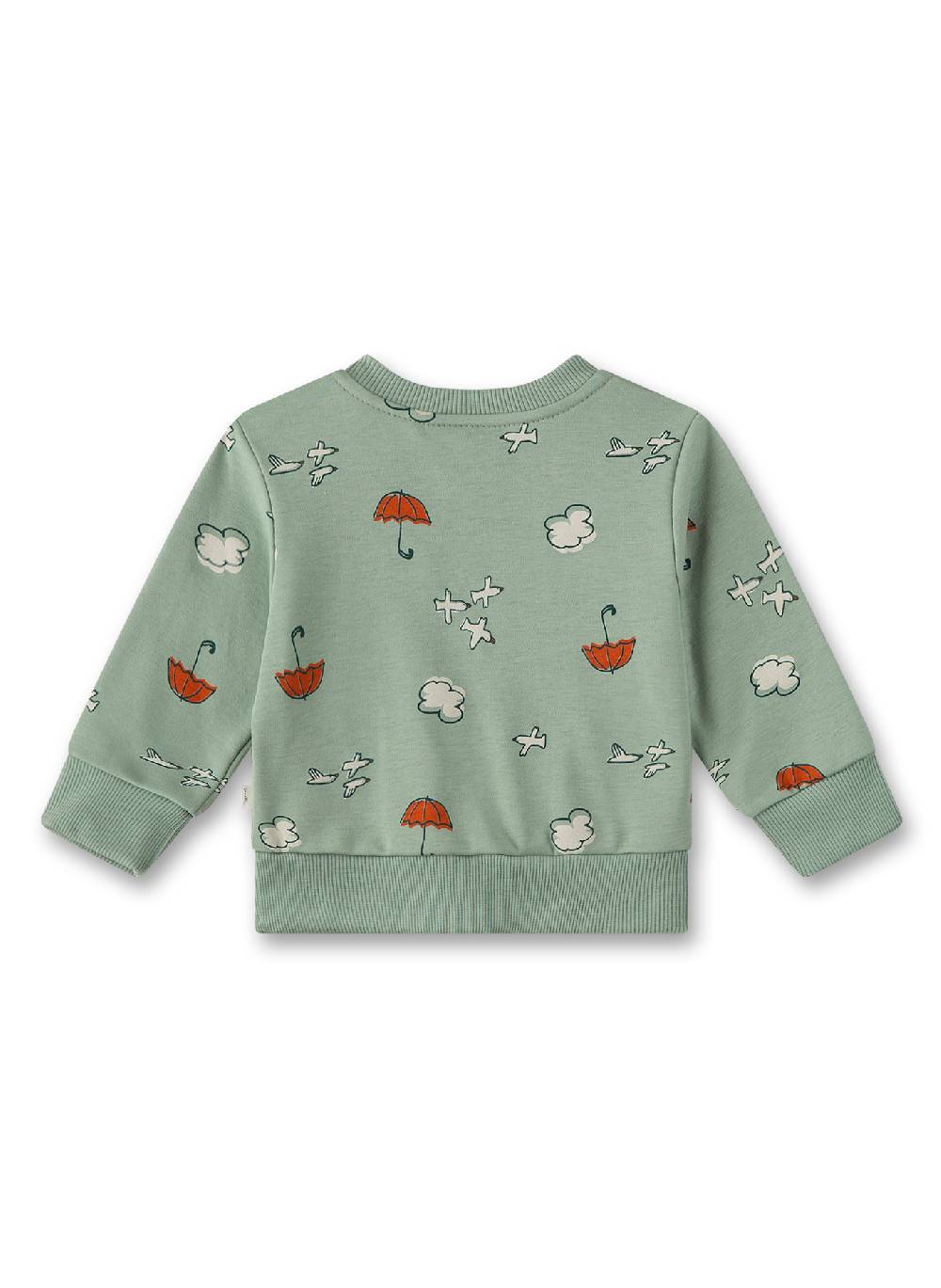 Sanetta Jungen-Sweatshirt Grün Schlussverkauf