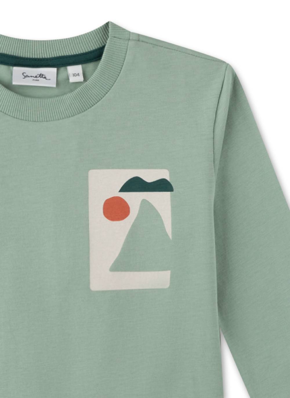 Sanetta Jungen-Langarmshirt Grün Blitzverkäufe