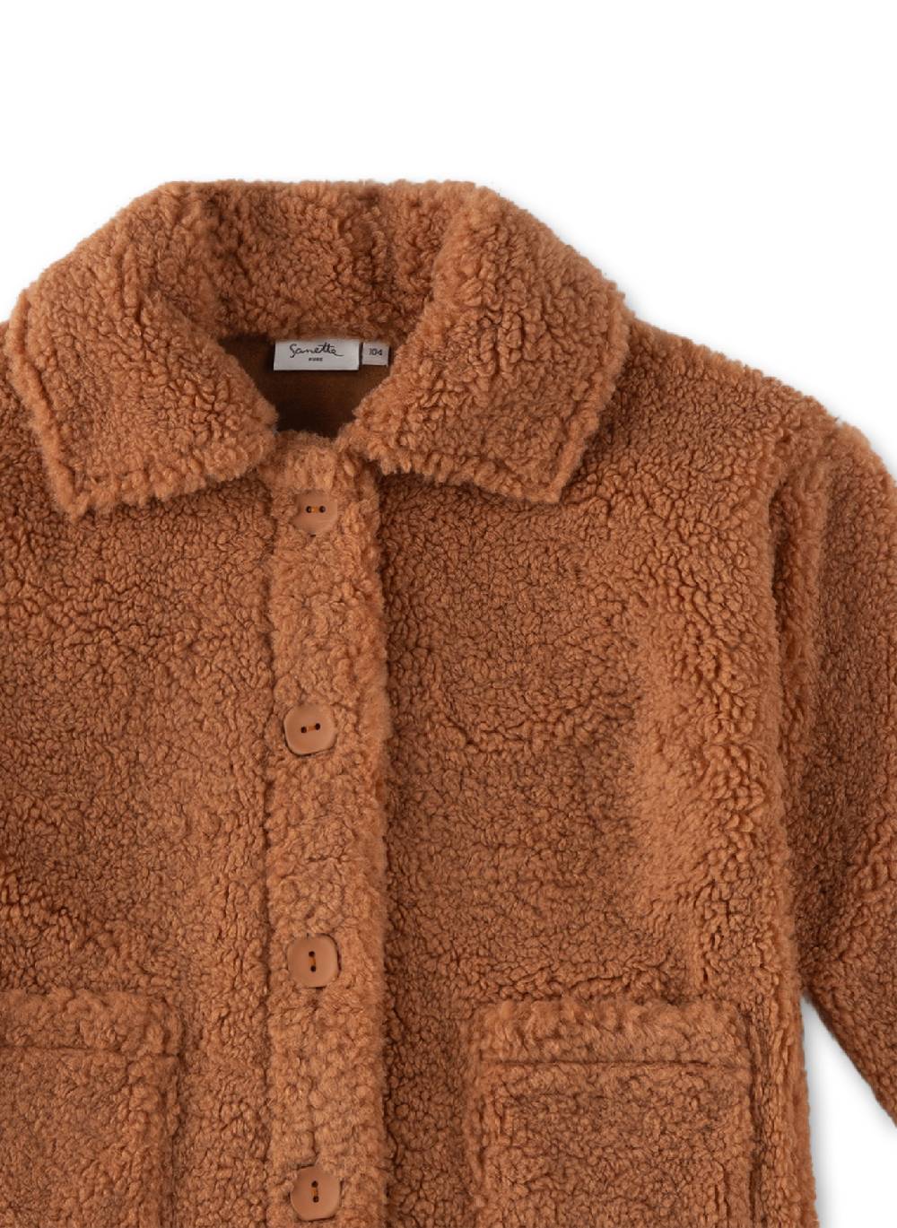 Sanetta Teddyjacke Braun Exklusivangebot