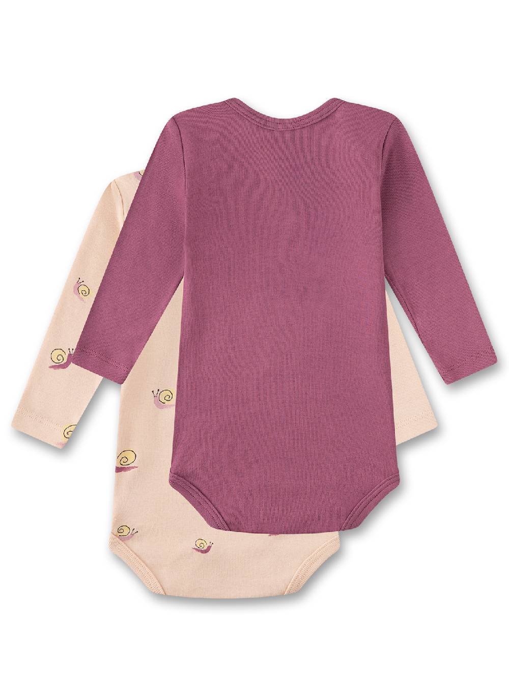 Sanetta Baby-Body langarm (Doppelpack) Beige Cyber Monday