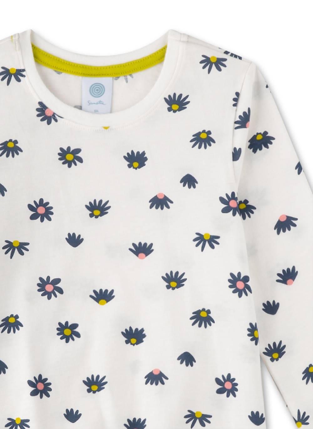 Sanetta Mädchen-Schlafanzug lang Off-White Neueste Mode