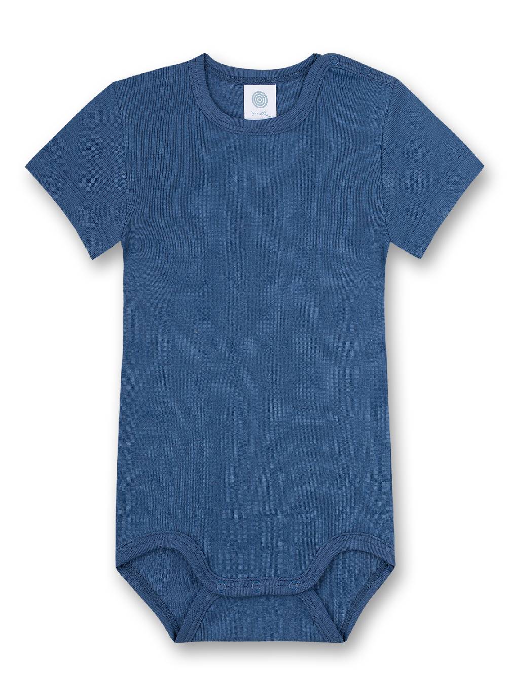 Sanetta Body kurzarm (Dreierpack) Blau Ringel und Weiß Sonderangebote