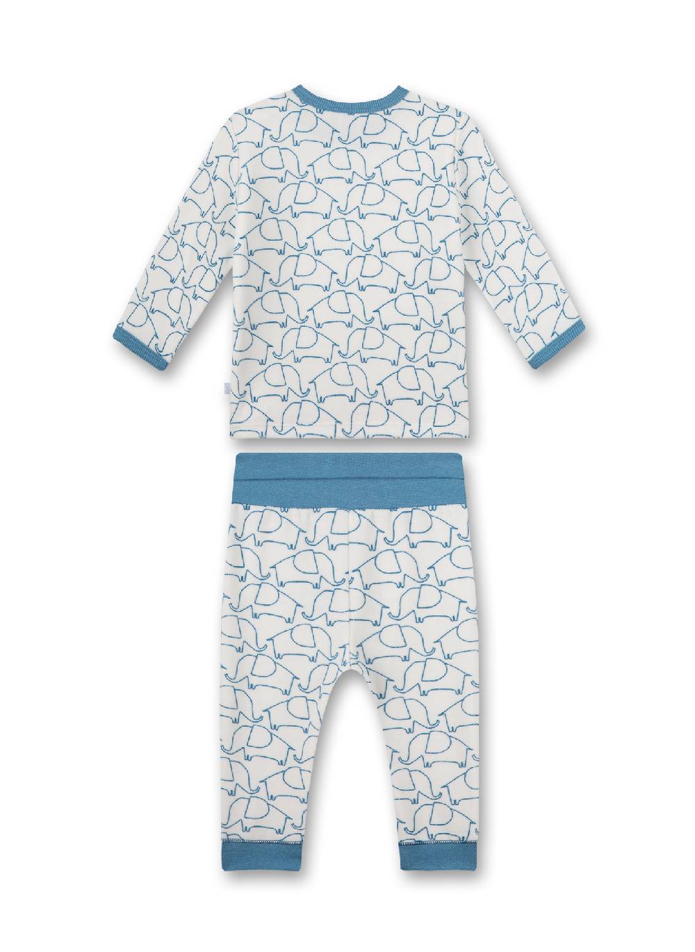 Sanetta Jungen-Schlafanzug lang Off-White VIP-Rabatte