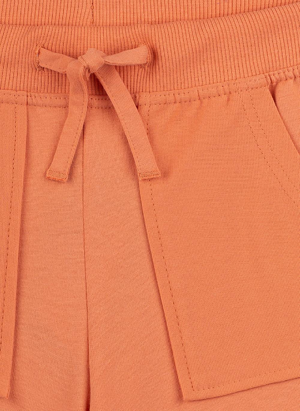 Sanetta Jungen-Sweatshorts Orange Super Sparpreis