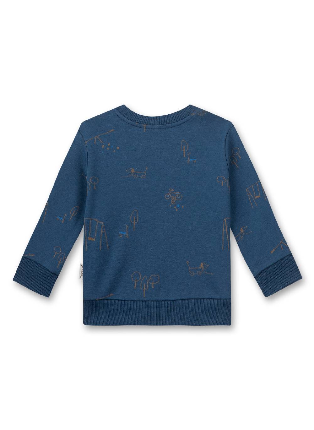 Sanetta Jungen-Sweatshirt Blau Nur noch ein Tag übrig