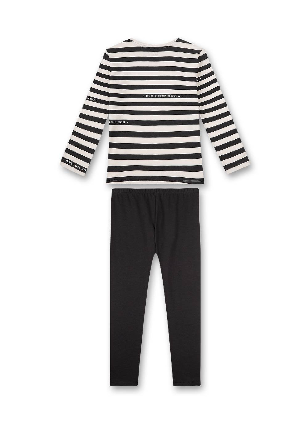 Sanetta Mädchen-Schlafanzug lang Schwarz Online Shopping