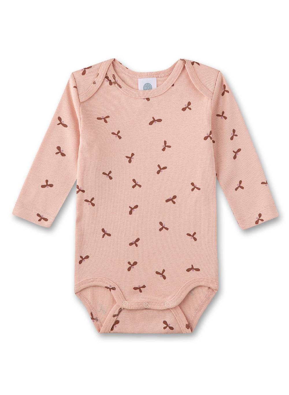 Sanetta Baby-Body langarm (Dreierpack) Beige Jubiläumsangebot