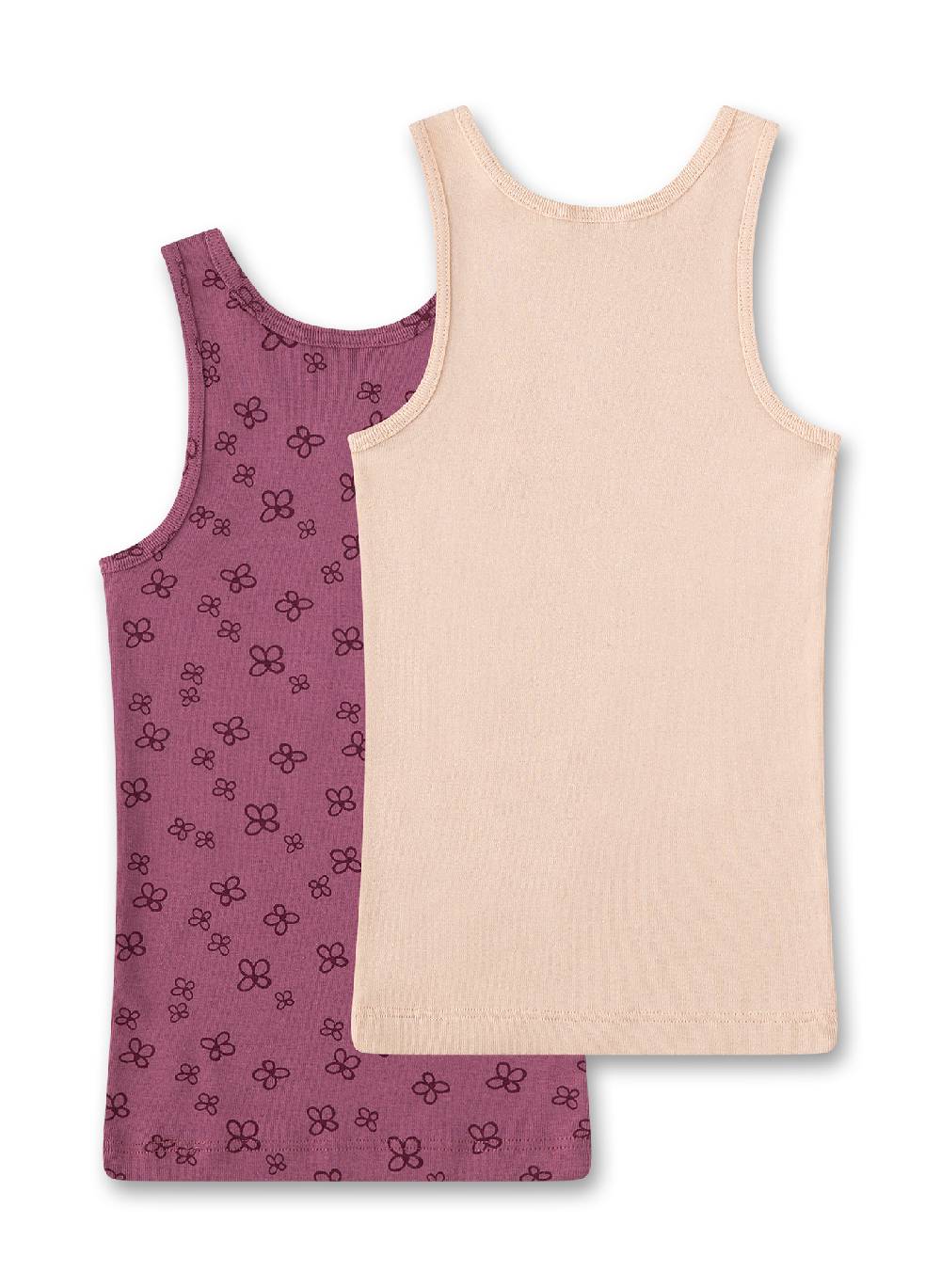 Sanetta Mädchen-Unterhemden (Doppelpack) Lila Blitzangebot