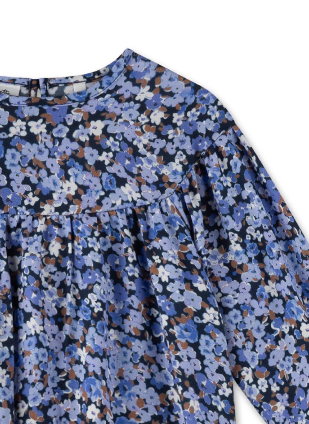 Sanetta Mädchen-Kleid Blau Riesige Ersparnisse