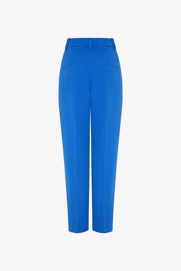 Sly 010 Hose mit Bundfalte aus Crêpe-Envers-Satin Auslauf