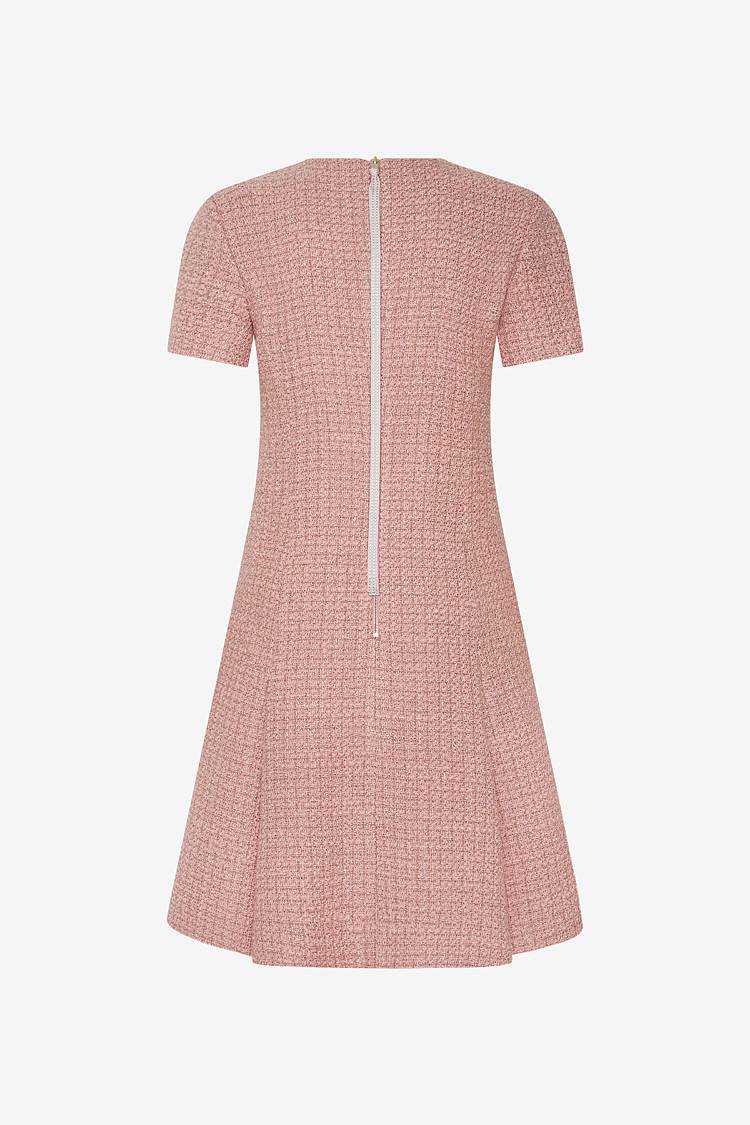 Sly 010 Kurzes Tweed-Kleid in A-Linie 50% Rabatt für begrenzte Zeit