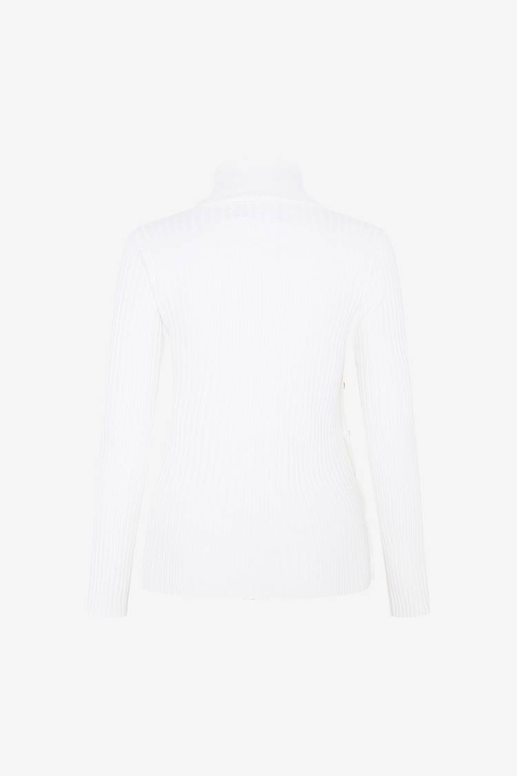 Sly 010 Rollkragenpullover mit Zierknöpfen Fabrikpreis