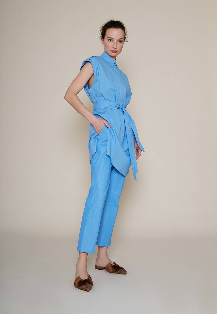 Sly 010 Klassische Hose aus Nappa Leder Exklusive Angebote
