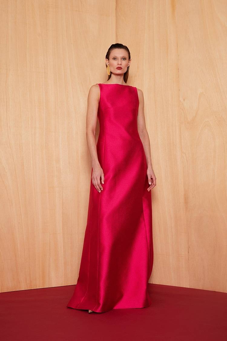 Sly 010 Bodenlanges Kleid aus Taft Online