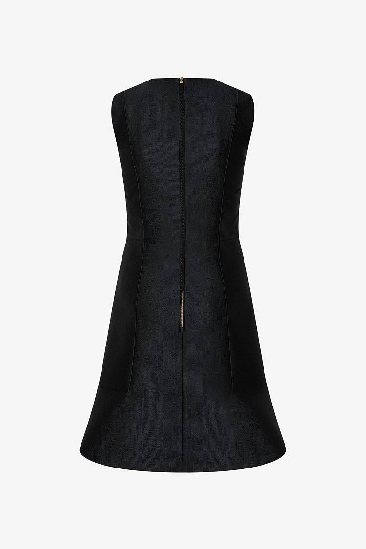 Sly 010 Ärmelloses tailliertes Kleid aus Taft Hotsell